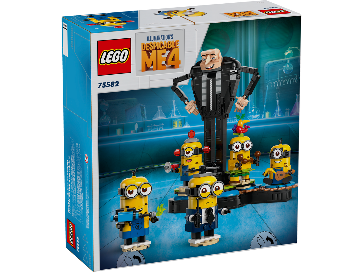 LEGO Despicable Me 4 Brick-Built Gru and Minions Building Set (839 Pieces, Ages 9+) - View 4