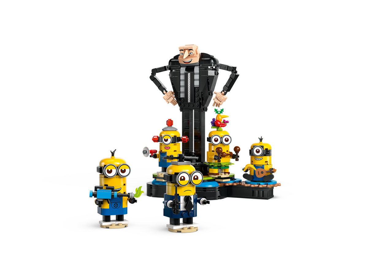 LEGO Despicable Me 4 Brick-Built Gru and Minions Building Set (839 Pieces, Ages 9+) - View 3