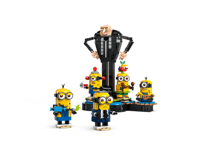 LEGO Despicable Me 4 Brick-Built Gru and Minions Building Set (839 Pieces, Ages 9+) - View 3