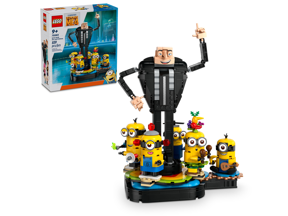 LEGO Despicable Me 4 Brick-Built Gru and Minions Building Set (839 Pieces, Ages 9+) - View 2
