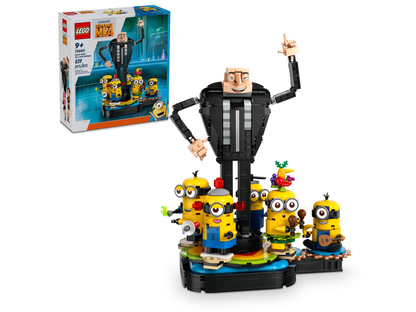 LEGO Despicable Me 4 Brick-Built Gru and Minions Building Set (839 Pieces, Ages 9+) - View 2