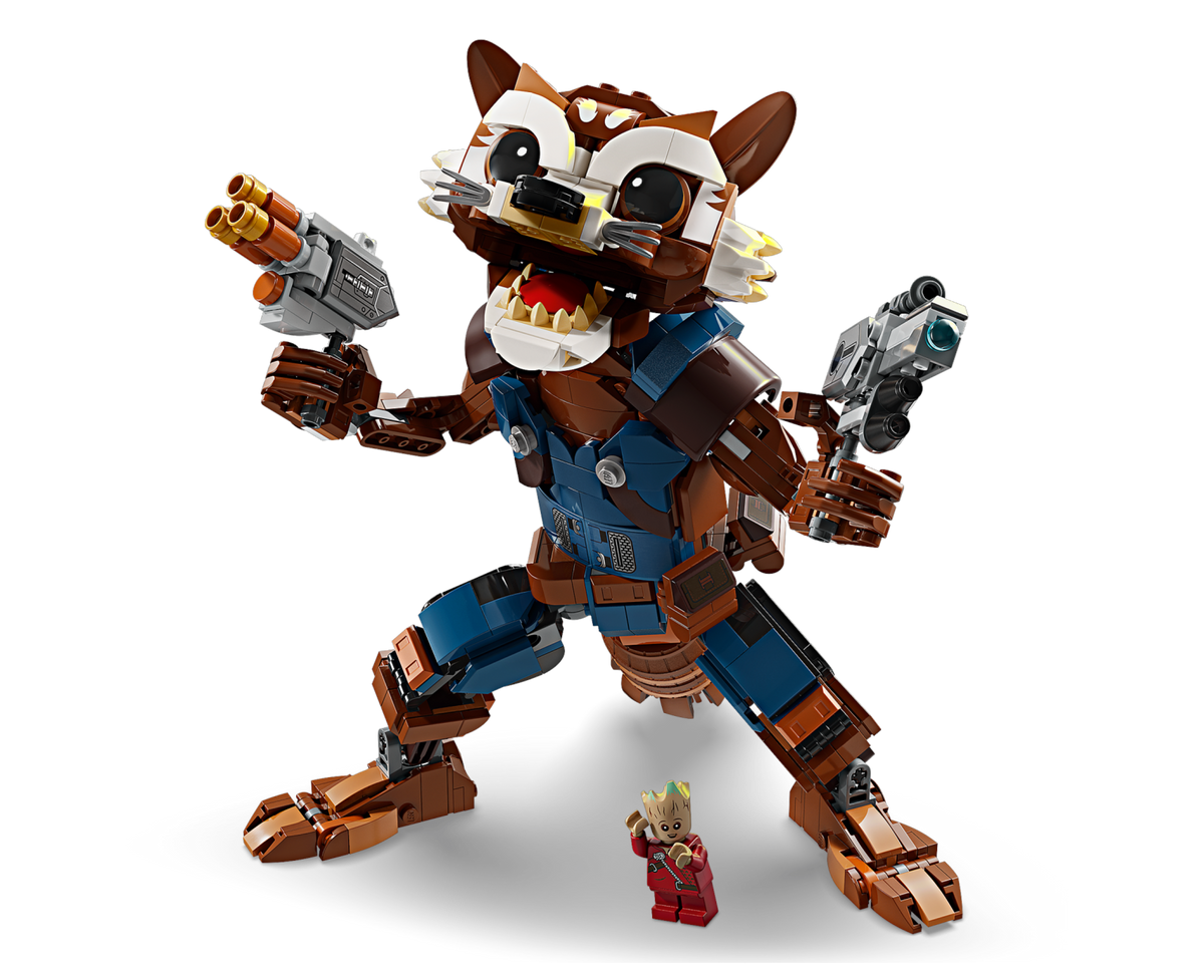 LEGO Marvel Rocket & Baby Groot 76282 Building Set (566 Pieces) - View 2