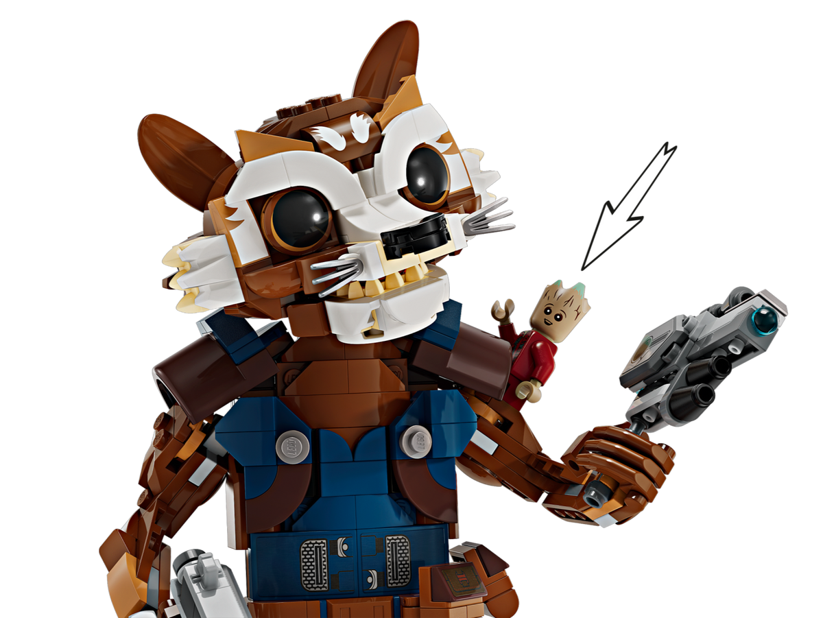 LEGO Marvel Rocket & Baby Groot 76282 Building Set (566 Pieces) - View 4