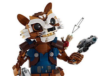 LEGO Marvel Rocket & Baby Groot 76282 Building Set (566 Pieces) - View 4