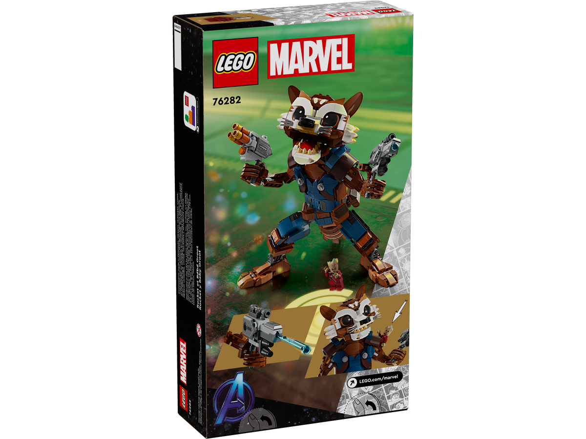 LEGO Marvel Rocket & Baby Groot 76282 Building Set (566 Pieces) - View 7