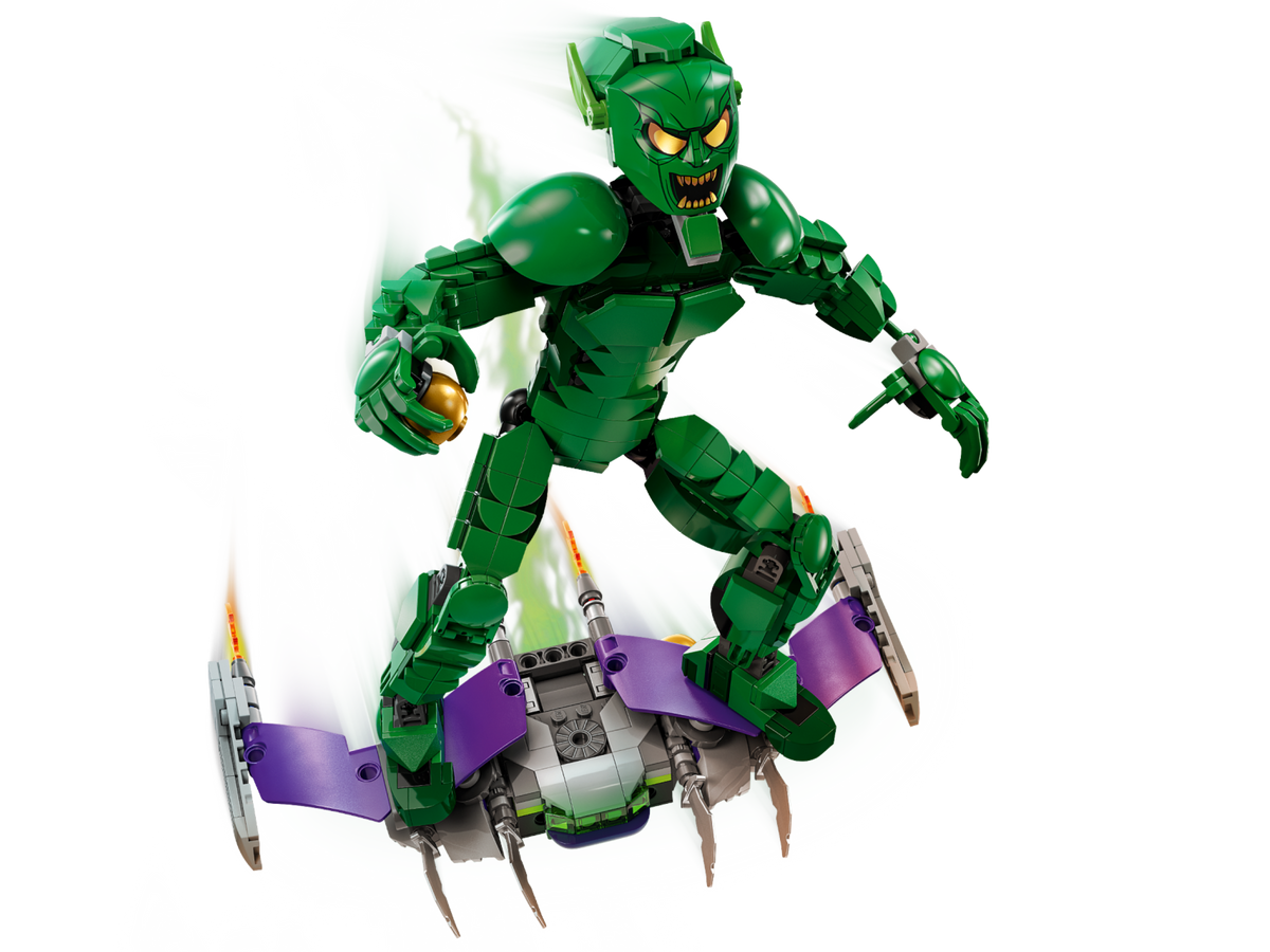 LEGO Marvel Green Goblin Construction Figure 76284 Building Set (471 Pieces) - View 3