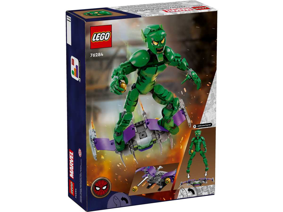 LEGO Marvel Green Goblin Construction Figure 76284 Building Set (471 Pieces) - View 6