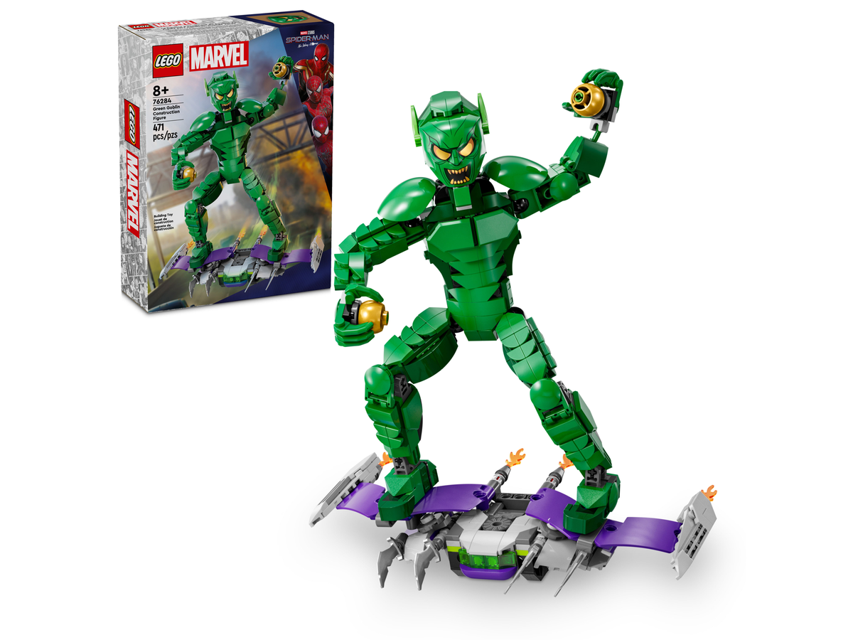 LEGO Marvel Green Goblin Construction Figure 76284 Building Set (471 Pieces) - View 2