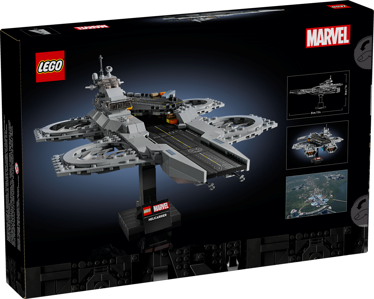 LEGO Marvel The Avengers Helicarrier 76295 Building Set for Adults (509 Pieces) - View 7