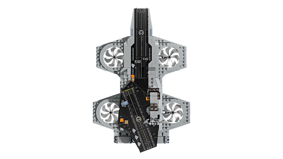 LEGO Marvel The Avengers Helicarrier 76295 Building Set for Adults (509 Pieces) - View 6