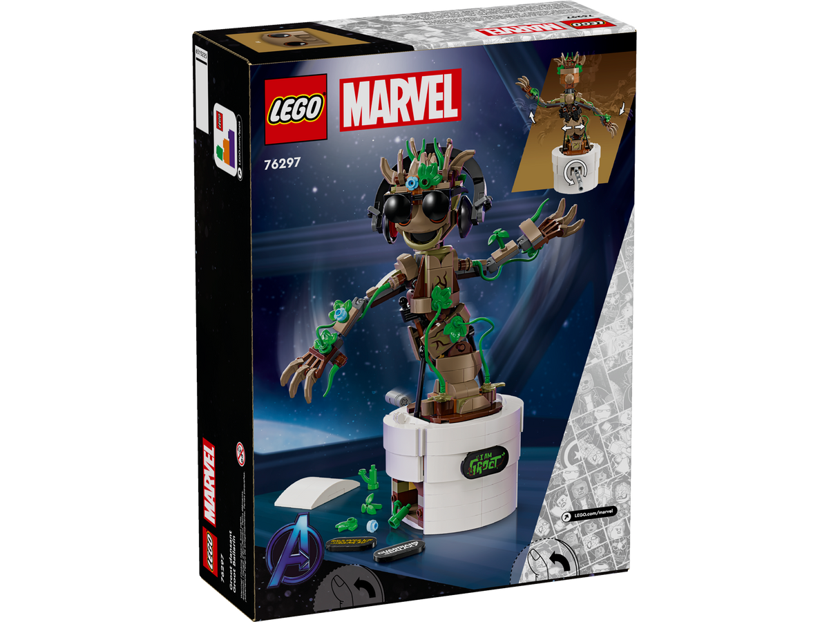 LEGO Marvel Dancing Groot 76297 Building Set (459 Pieces) - View 5