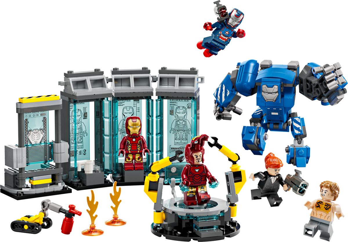 LEGO Marvel Iron Man's Laboratory: Hall of Armor 76315 Building Set (384 Pieces)