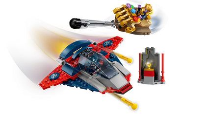 LEGO Marvel Captain America vs. Thanos Building Set (107 Pieces, Ages 4+) - View 3
