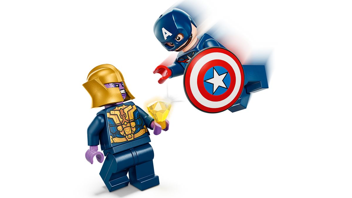 LEGO Marvel Captain America vs. Thanos Building Set (107 Pieces, Ages 4+) - View 5