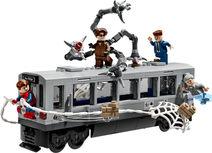 LEGO Marvel Spider-Man vs. Doc Ock Subway Train Scene 76321 Building Set (393 Pieces)
