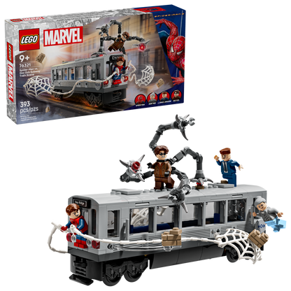 LEGO Marvel Spider-Man vs. Doc Ock Subway Train Scene 76321 Building Set (393 Pieces) - View 2