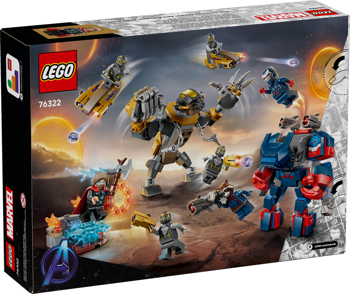 LEGO Marvel Avengers: Endgame Thor vs. Chitauri Building Set (373 Pieces, Ages 8+) - View 9