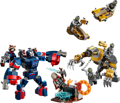 LEGO Marvel Avengers: Endgame Thor vs. Chitauri Building Set (373 Pieces, Ages 8+)