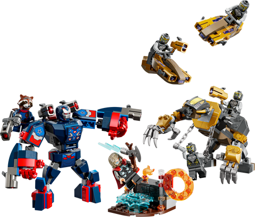 LEGO Marvel Avengers: Endgame Thor vs. Chitauri Building Set (373 Pieces, Ages 8+)