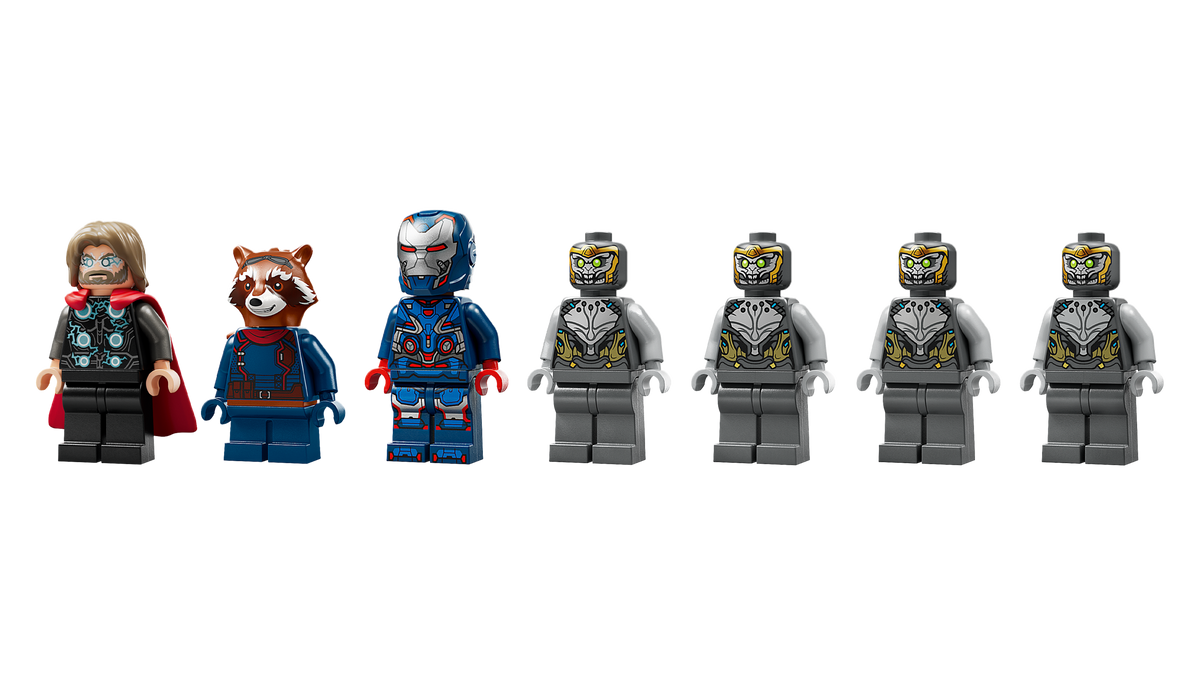 LEGO Marvel Avengers: Endgame Thor vs. Chitauri Building Set (373 Pieces, Ages 8+) - View 4