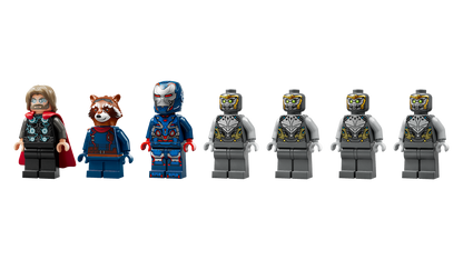 LEGO Marvel Avengers: Endgame Thor vs. Chitauri Building Set (373 Pieces, Ages 8+) - View 4