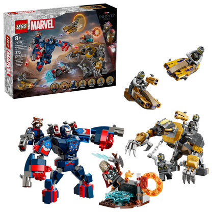 LEGO Marvel Avengers: Endgame Thor vs. Chitauri Building Set (373 Pieces, Ages 8+) - View 2