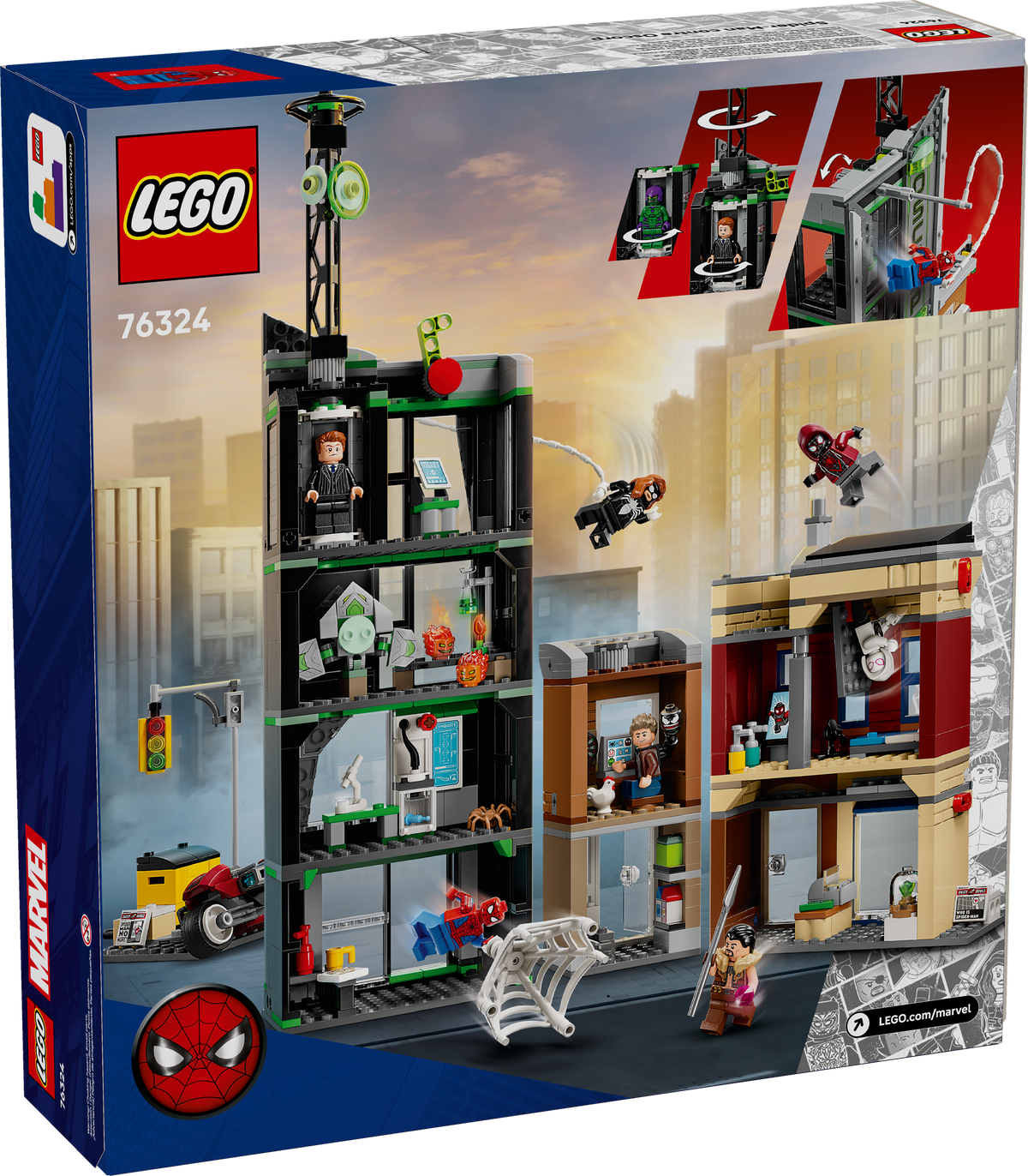 LEGO Marvel Spider-Man vs. Oscorp 76324 Building Set (808 Pieces) - View 11