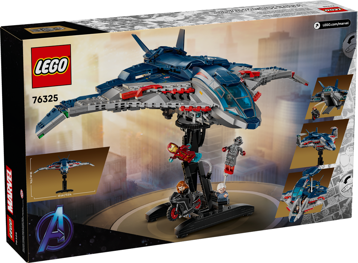 LEGO Marvel Avengers: Age of Ultron Quinjet Building Set (1,131 Pieces, Ages 12+) - View 13