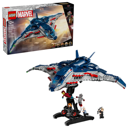 LEGO Marvel Avengers: Age of Ultron Quinjet Building Set (1,131 Pieces, Ages 12+) - View 2