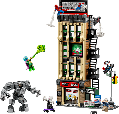 LEGO Marvel Spider-Man vs. Mysterio: The Daily Bugle 76342 Building Set (781 Pieces)
