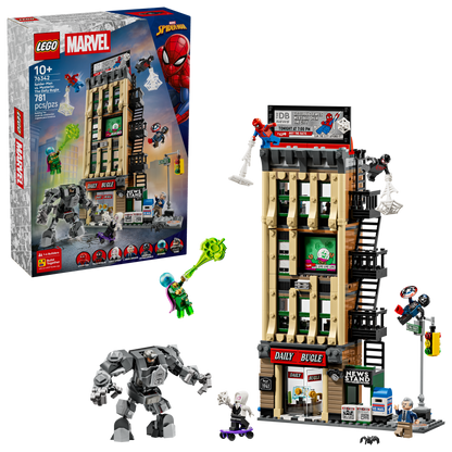 LEGO Marvel Spider-Man vs. Mysterio: The Daily Bugle 76342 Building Set (781 Pieces) - View 3