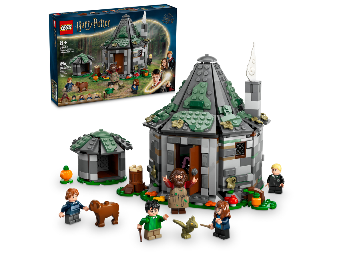 LEGO Harry Potter Hagrid's Hut: An Unexpected Visit 76428 Building Set (896 Pieces) - View 2