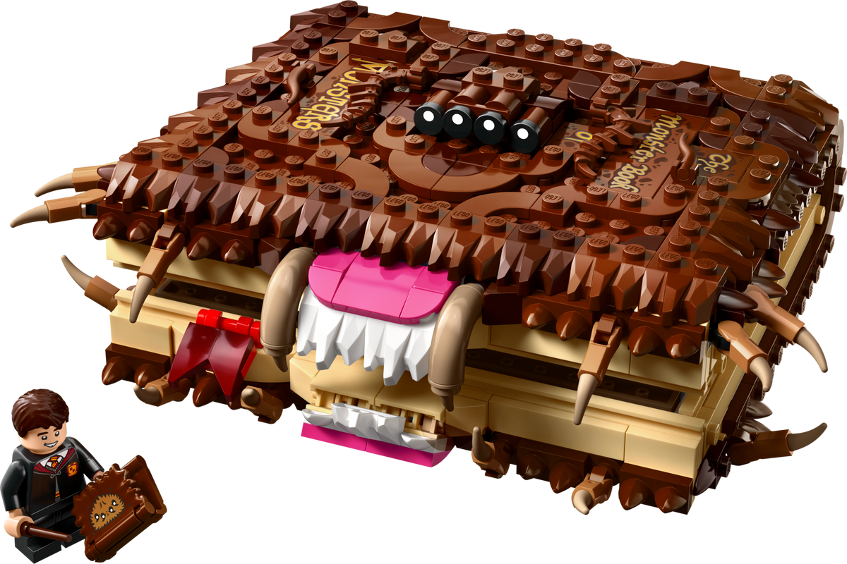 LEGO Harry Potter Chomping Monster Book of Monsters Building Set (518 Pieces)