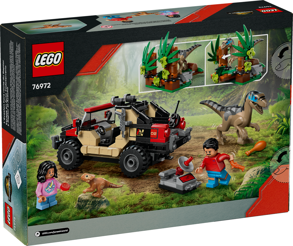LEGO Jurassic World Raptor Off-Road Escape 76972 Building Set (285 Pieces) - View 10