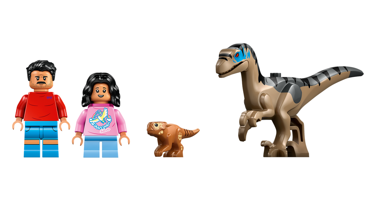 LEGO Jurassic World Raptor Off-Road Escape 76972 Building Set (285 Pieces) - View 3