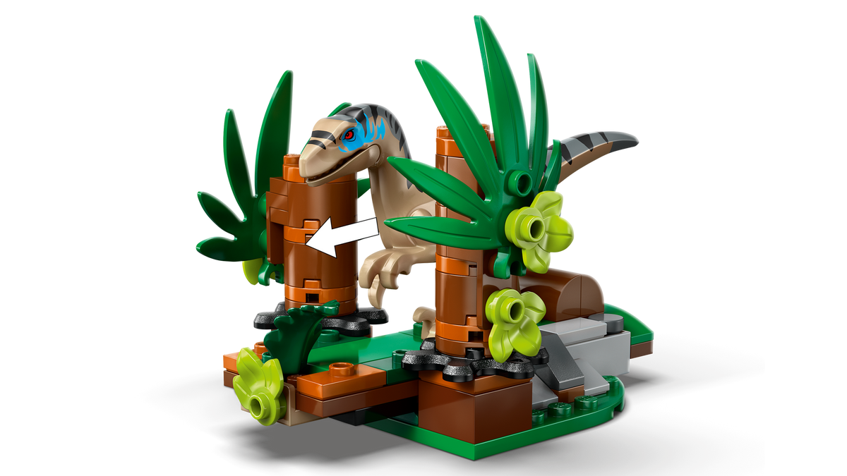 LEGO Jurassic World Raptor Off-Road Escape 76972 Building Set (285 Pieces) - View 5