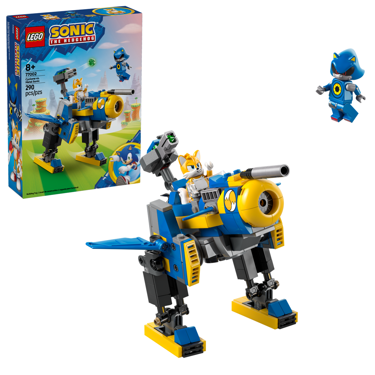 LEGO Sonic the Hedgehog Cyclone vs. Metal Sonic 77002 Building Set (290 Pieces) - View 2