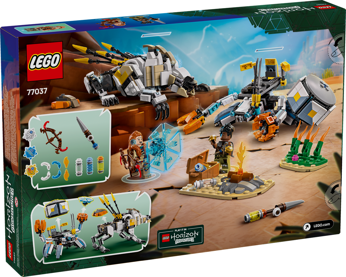 LEGO Aloy and Varl vs. Shell-Walker and Sawtooth Building Set (768 Pieces, Ages 9+) - View 6