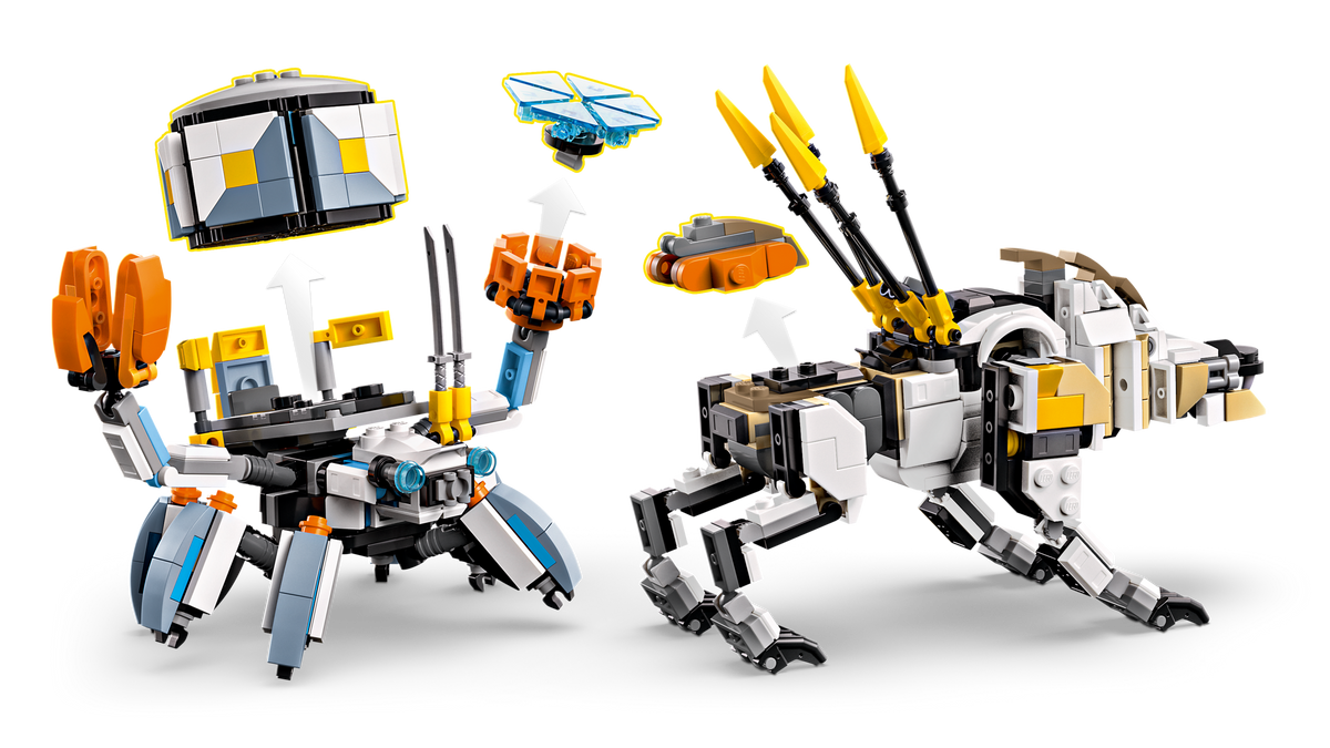 LEGO Aloy and Varl vs. Shell-Walker and Sawtooth Building Set (768 Pieces, Ages 9+) - View 3