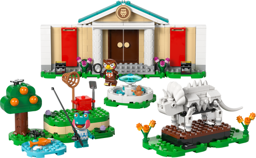 LEGO Animal Crossing Blathers's Museum Collection Building Set (543 Pieces, Ages 7+)