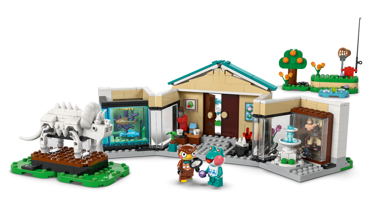 LEGO Animal Crossing Blathers's Museum Collection Building Set (543 Pieces, Ages 7+) - View 3
