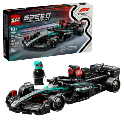 LEGO Speed Champions Mercedes-AMG F1 W15 Race Car 77244 Building Set (267 Pieces) - View 2