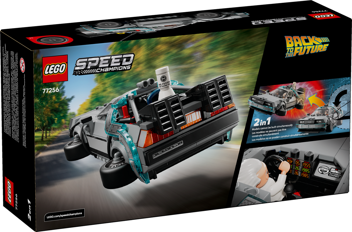 LEGO Speed Champions Time Machine from Back to the Future 77256 Building Set (357 Pieces) - View 11