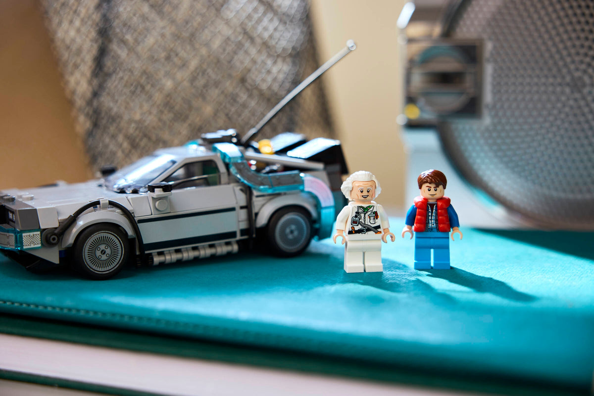 LEGO Speed Champions Time Machine from Back to the Future 77256 Building Set (357 Pieces) - View 8