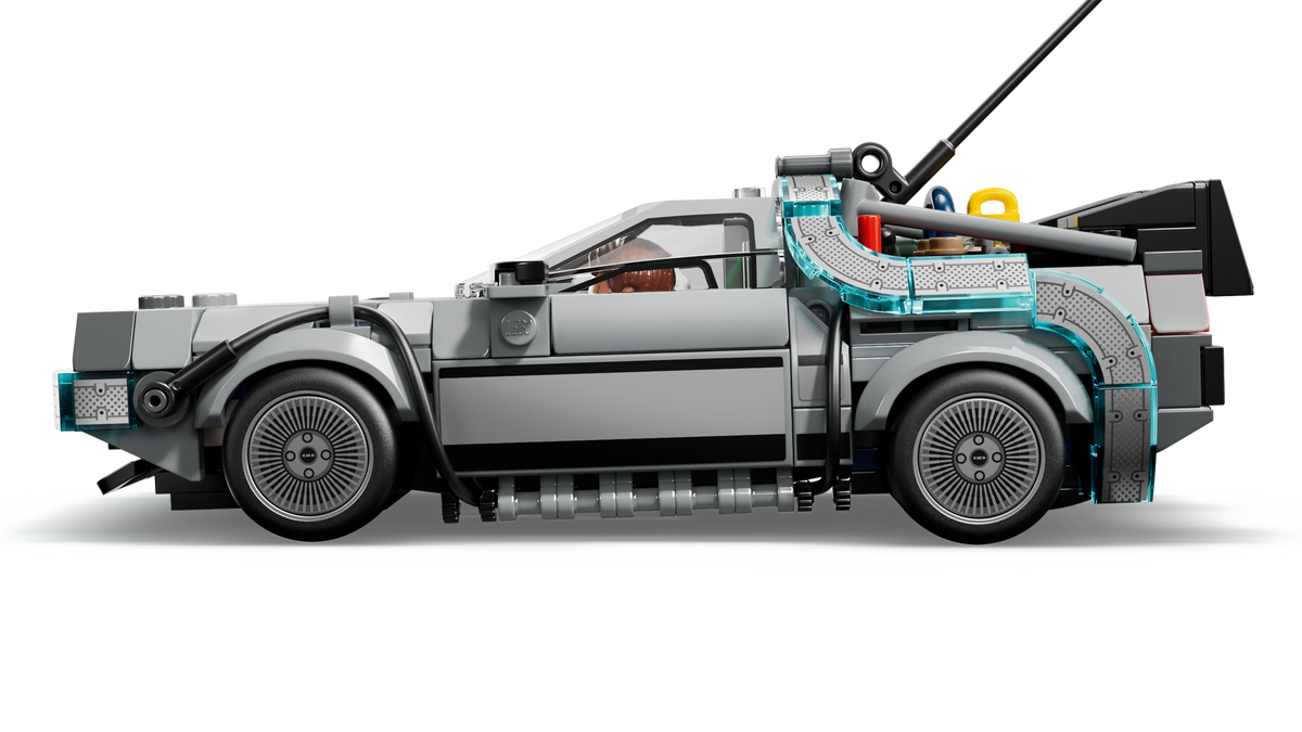 LEGO Speed Champions Time Machine from Back to the Future 77256 Building Set (357 Pieces) - View 4