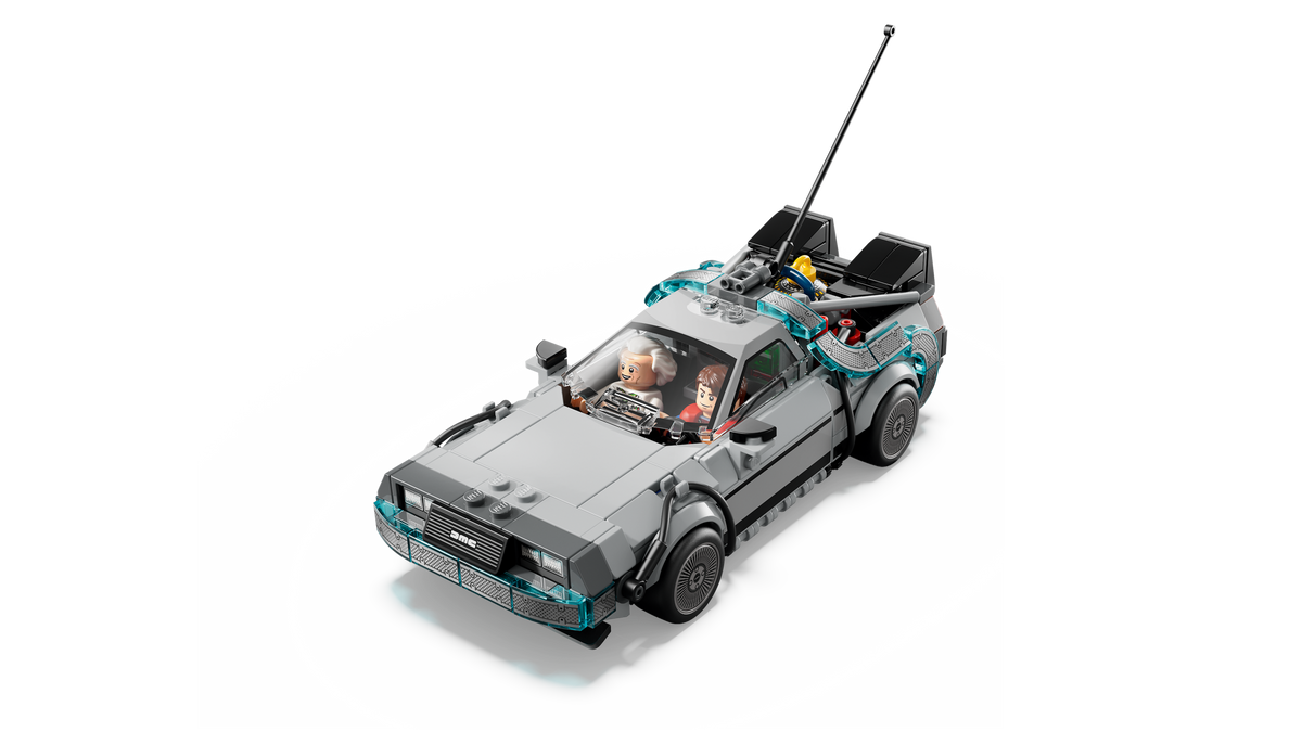 LEGO Speed Champions Time Machine from Back to the Future 77256 Building Set (357 Pieces) - View 6
