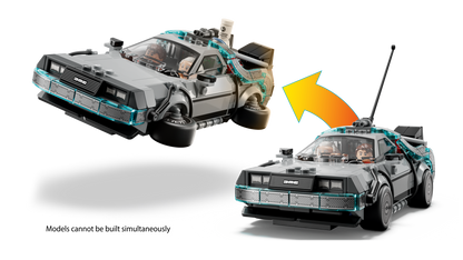 LEGO Speed Champions Time Machine from Back to the Future 77256 Building Set (357 Pieces) - View 3