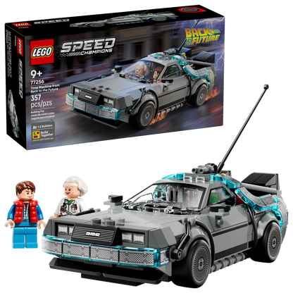 LEGO Speed Champions Time Machine from Back to the Future 77256 Building Set (357 Pieces) - View 2