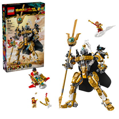 LEGO Monkie Kid Erlang's Celestial Mech 80065 Building Set (806 Pieces) - View 2