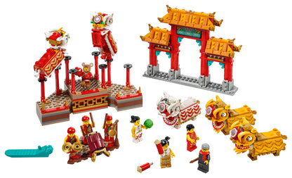 LEGO Lion Dance 80104 Building Set for Lunar New Year (882 Pieces)
